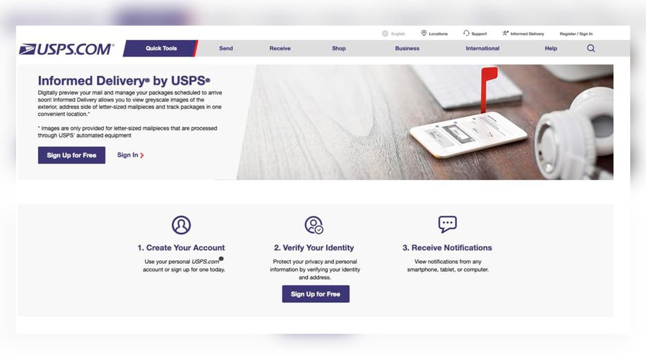 El programa “Informed Delivery” del Servicio Postal de los Estados Unidos, es una herramienta gratis de rastreo de correo, que escanea automáticamente tus cartas y te alerta con una imagen cada vez que una carta con tu nombre está a punto de ser enviada (puede ser la que contiene el cheque de estímulo). 
<br>