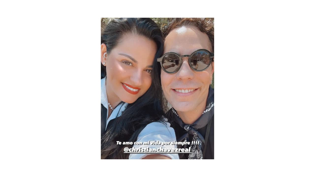 La foto que compartió Maite Perroni en medio de la polémica.