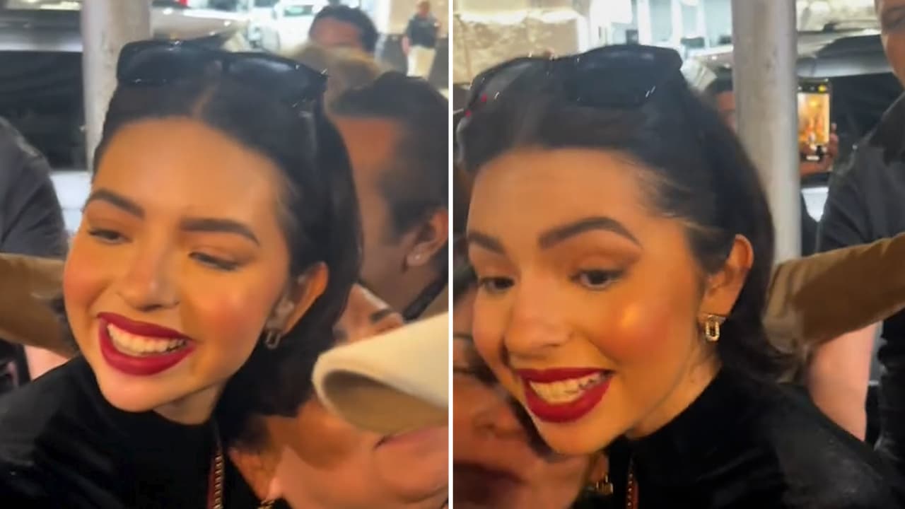 ¿No quería abrazarla? Ángela Aguilar genera polémica por reacción con una fan