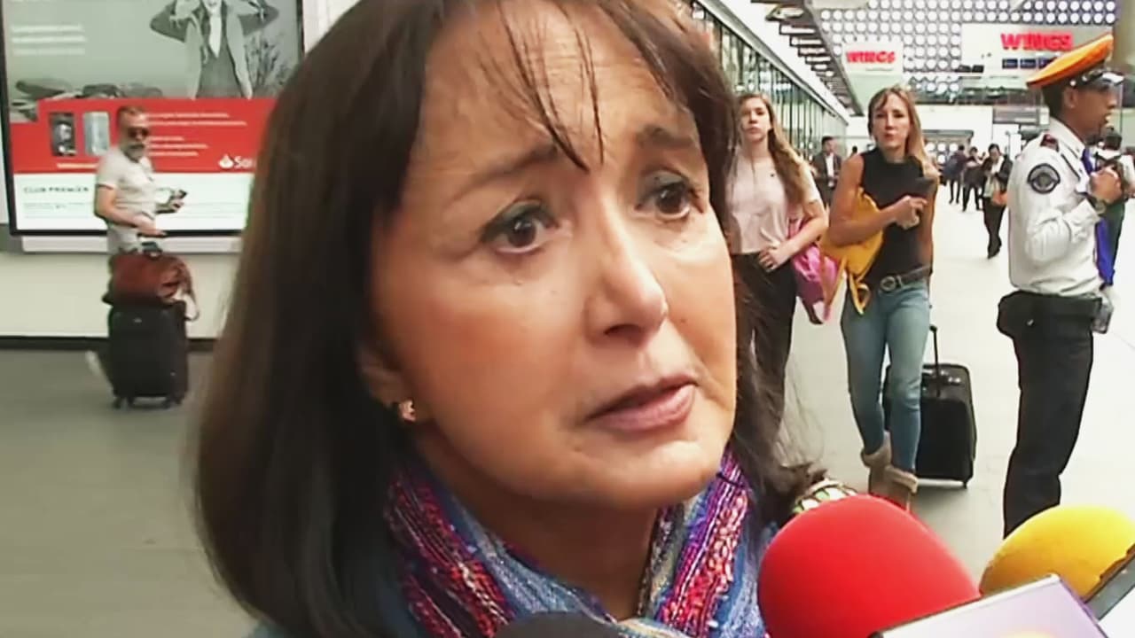 Delgadita y con mareos: 'La Chilindrina' vuelve al trabajo tras la devastadora muerte de su esposo