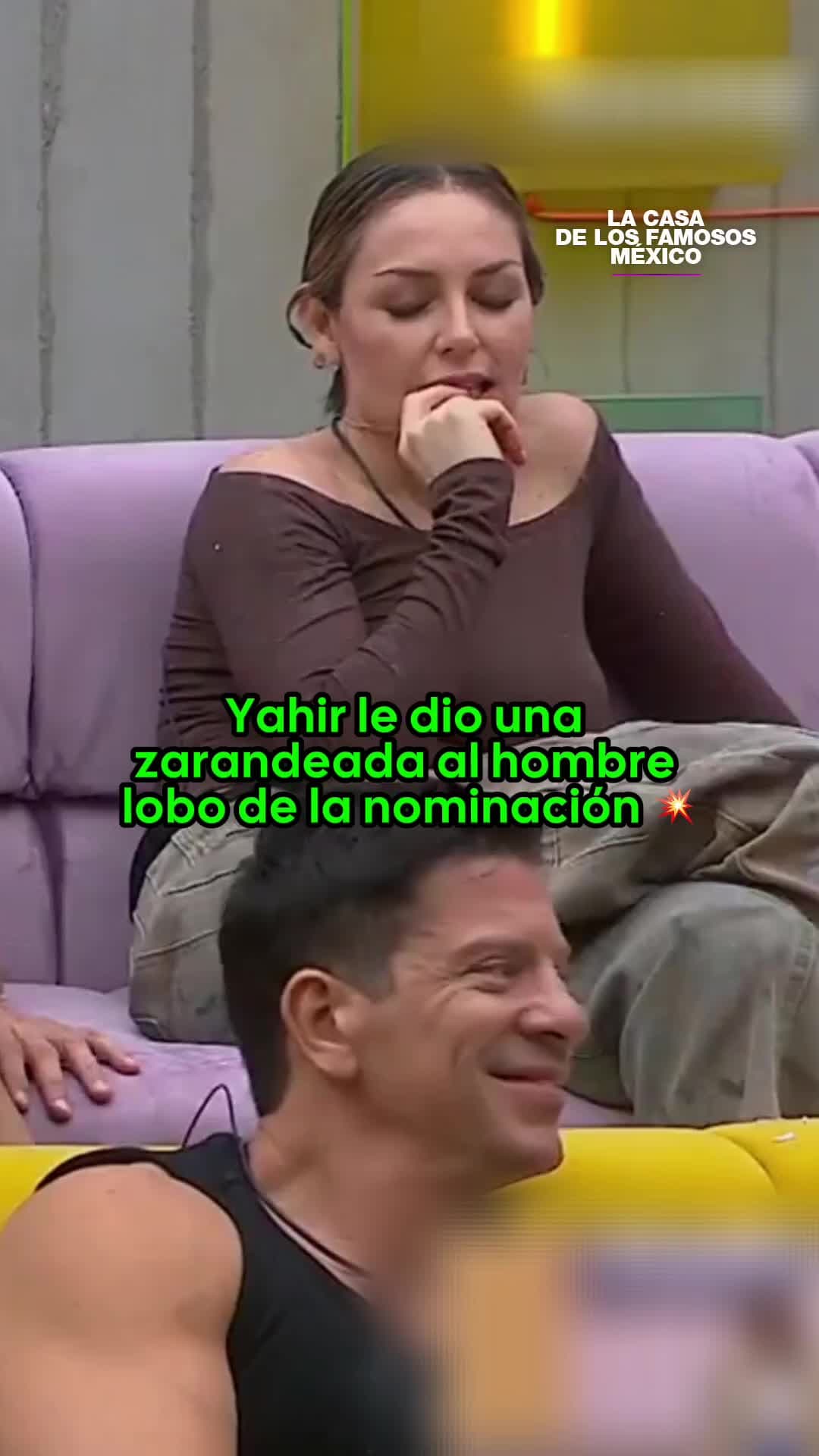 Yahir le dio una zarandeada al hombre lobo de la nominación