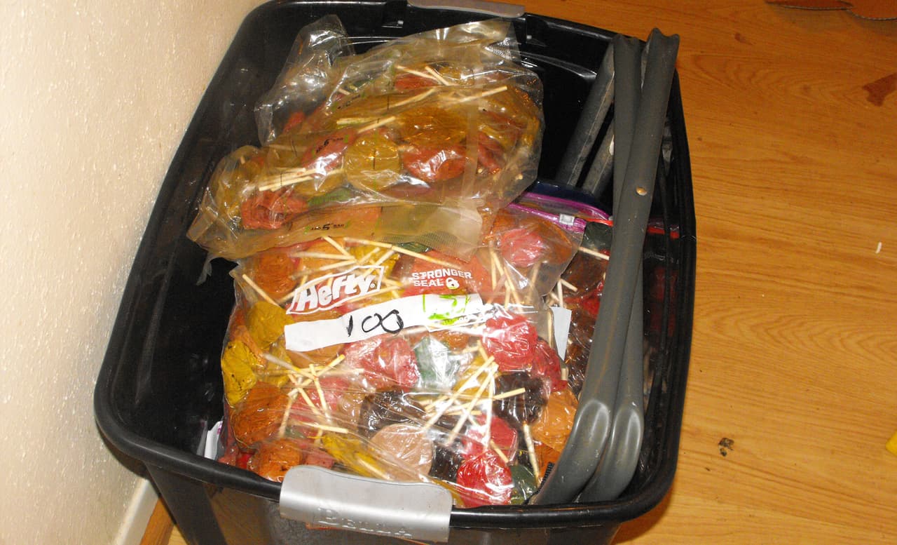 Se calcula que el valor comercial de los dulces es de 1 millón de dólares.
<br>