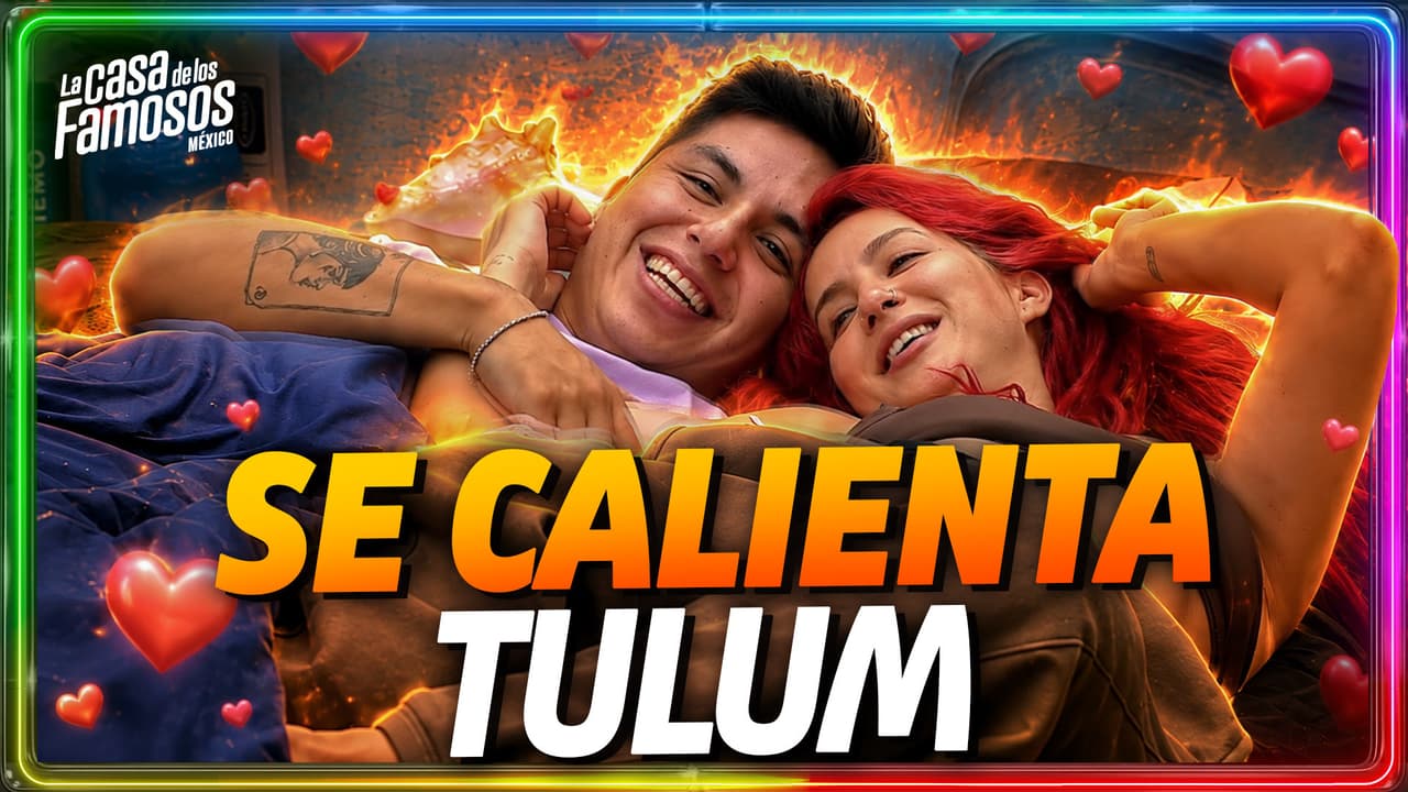 Ese y Flor JUGUETEAN EN LA CAMA en Cuarto Tulum