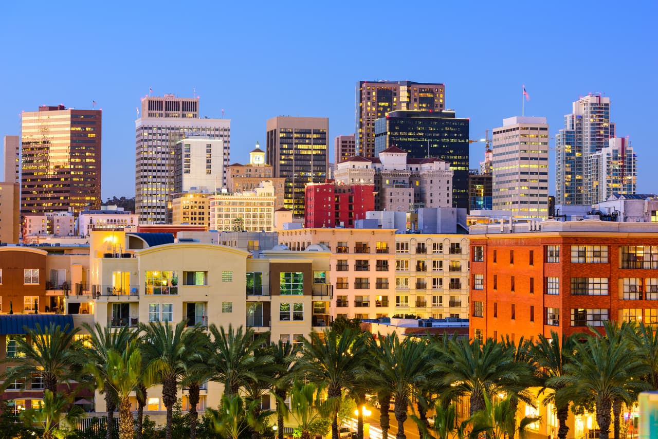 San Diego, en California, quedó en séptimo lugar.