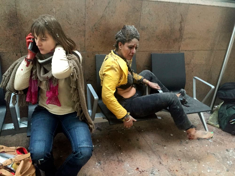 <b>Explosión en Bruselas.</b> Un doble atentado reivindicado por el Estado Islámico (ISIS) dejó al menos 30 muertos y más de 230 heridos en Bruselas, tras un ataque suicida en el aeropuerto de Zaventem y una detonación en una céntrica estación de metro. 23 de marzo de 2016.