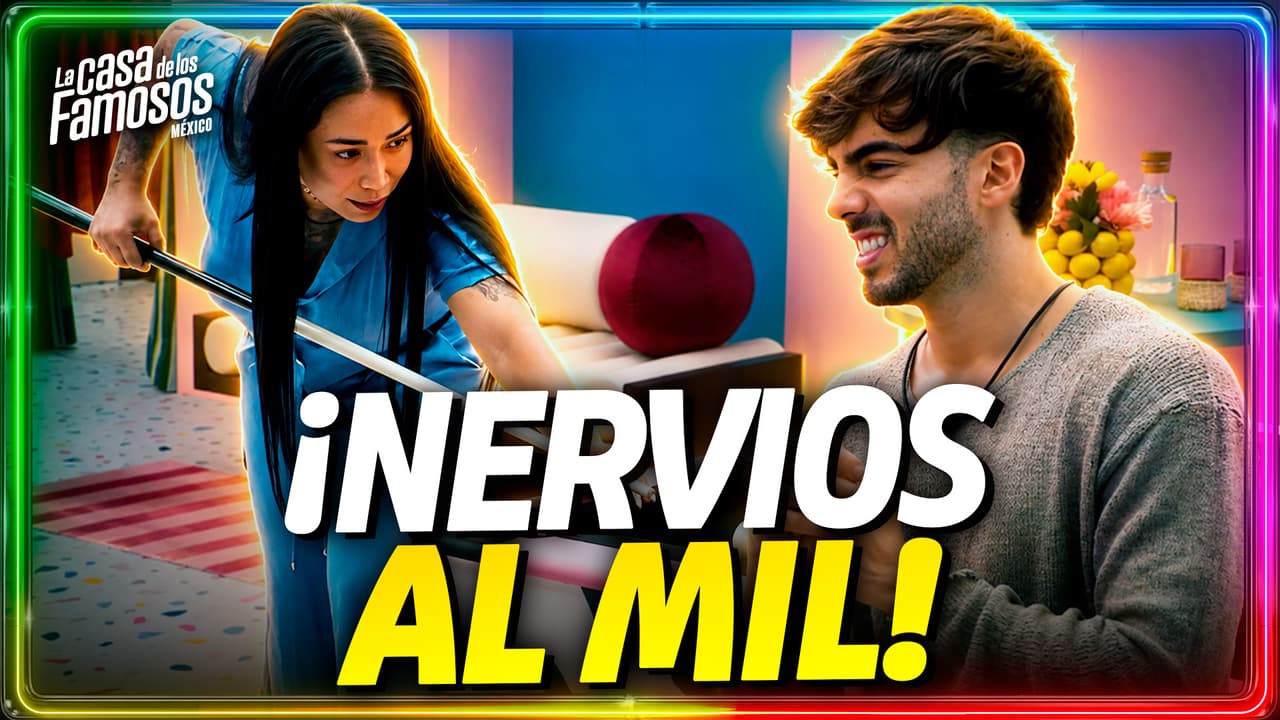 ¡Le PEGAN a las bolas! Karina pone SUDAR a Fede en el BIILLAR