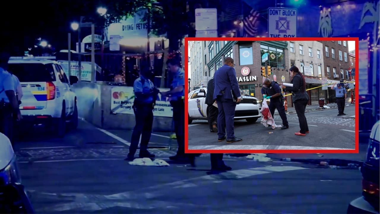 <b>Noticia en video</b>: Un tiroteo masivo en South Street de Filadelfia dejó tres personas muertas y otras 12 heridas. La policía dice que los oficiales de patrulla en el área escucharon numerosos disparos provenientes de la cuadra 200 de South Street justo antes de la medianoche del 4 de junio.