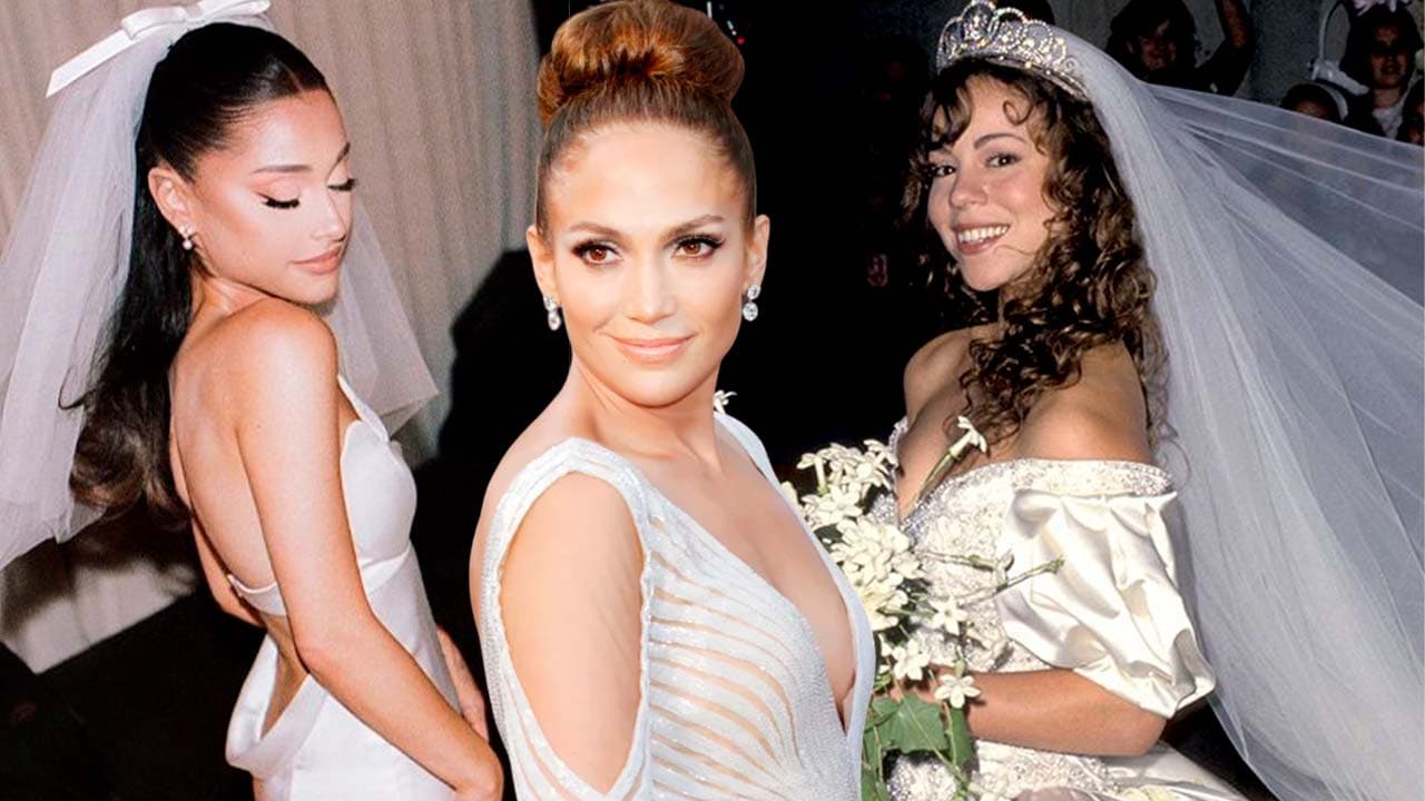 Ariana Grande, JLo y otras famosas que sufrieron la maldición de los vestidos de novia de Vera Wang