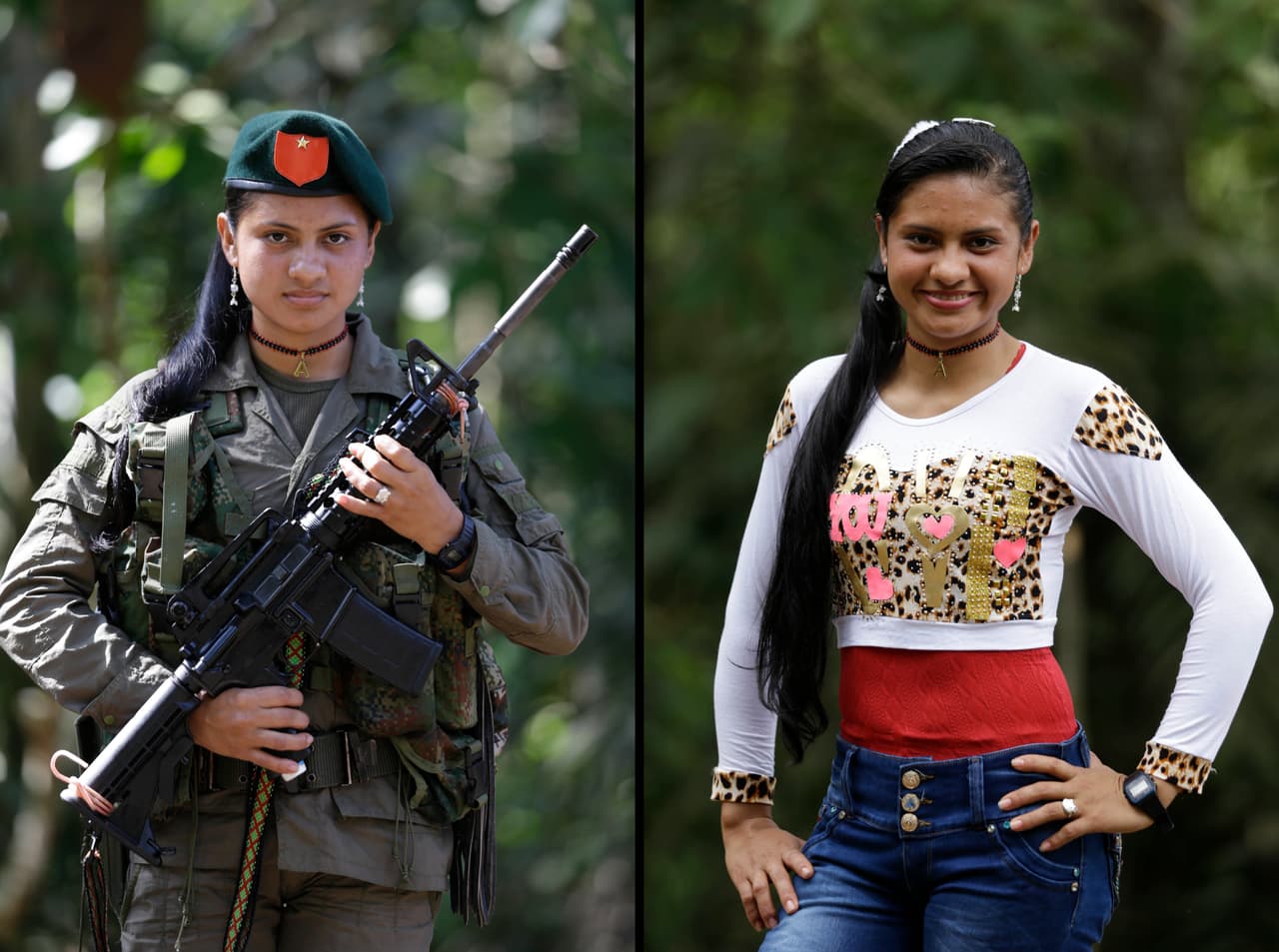 Yiceth, 18 años. Terminar la secundaria para luego estudiar Enfermería serán sus prioridades al llegar la paz, luego de cuatro años en el Frente 49 de las Farc.