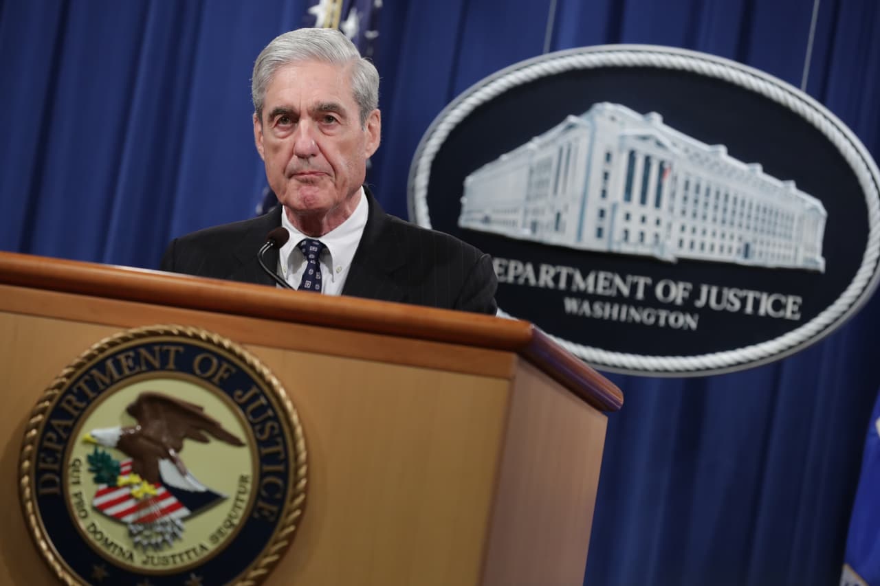 Las contudentes cosas que dijo Robert Mueller en 8 minutos sin decirlas directamente
