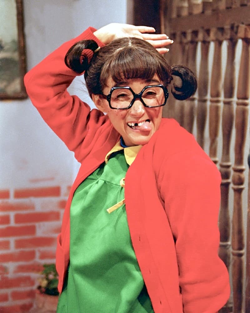 María Antonieta de las Nieves, 'La Chilindrina', apareció sonriente y orgullosa de su cuerpo a los 71 años. 
<br>