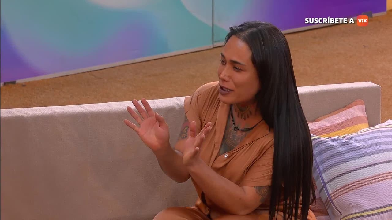 Karina le exige a Gema y Ese que se quiten las máscaras