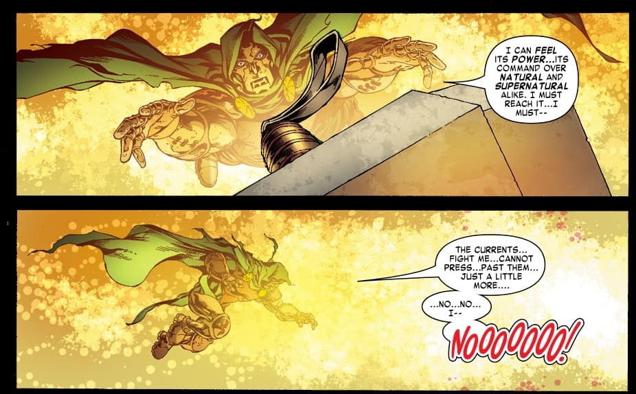 Doctor Doom con el martillo de Thor