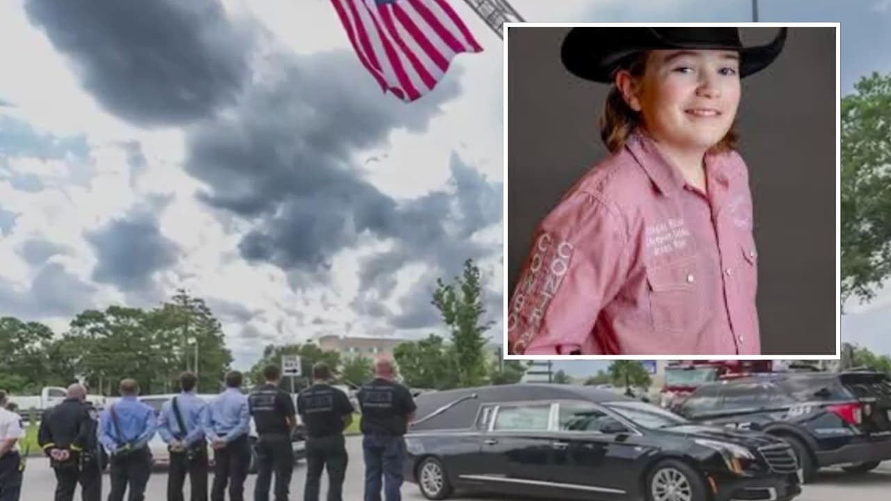 Rinden homenaje en Houston a Shiloh Wilson, el niño que murió por las inundaciones en Texas