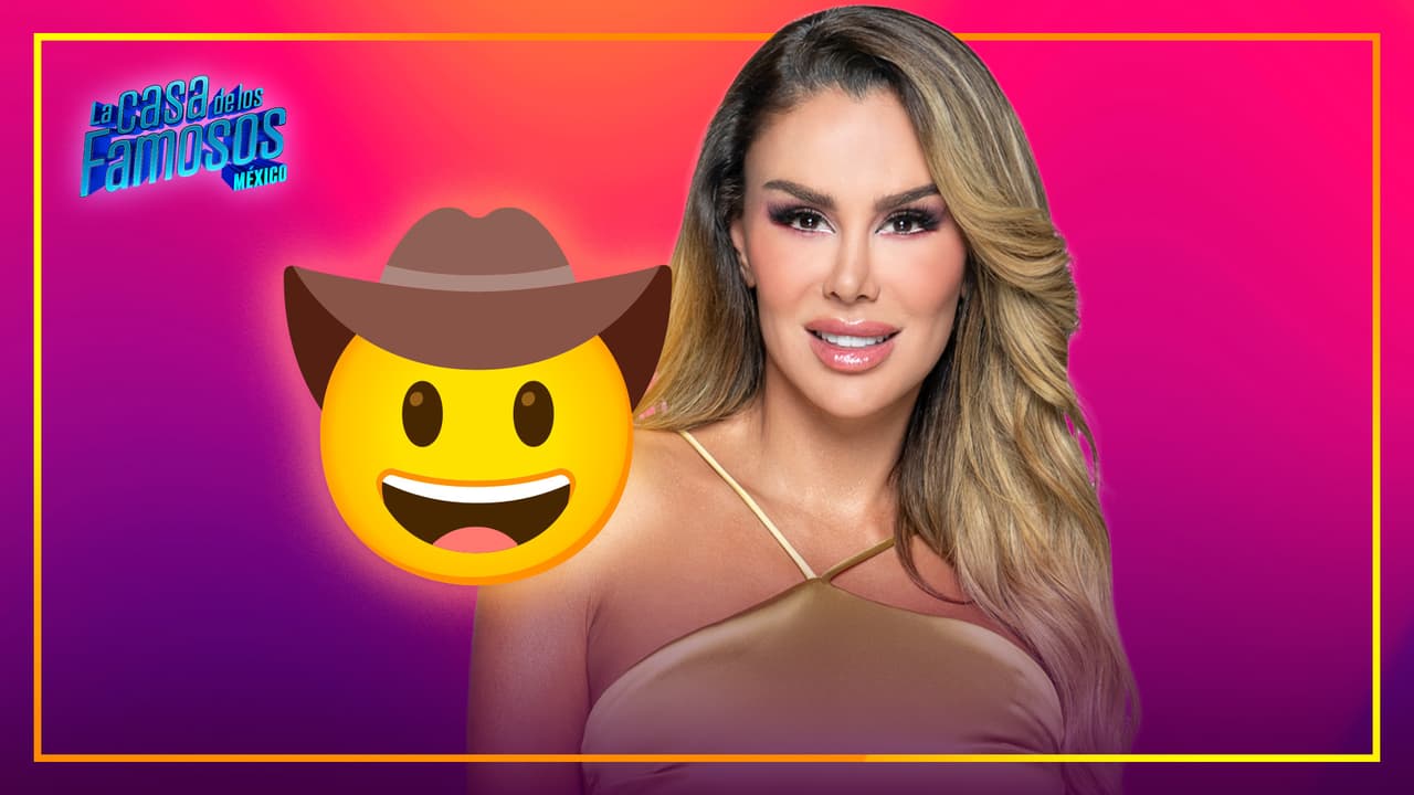 Ninel Conde optó por el emoji con sombrero.
