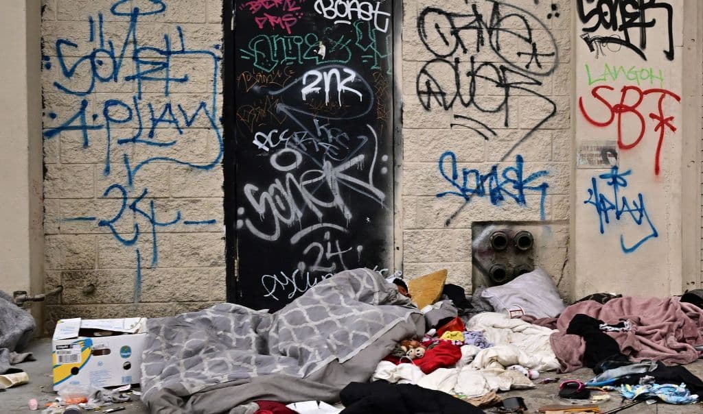 De las más de 650,000 personas que duermen en las calles y parques de Estados Unidos, la mayoría se encuentra en los estados de
<b> <a href="https://www.univision.com/noticias/linea-de-fuego/indigencia-una-problematica-que-sigue-aquejando-a-california-ciudades-como-san-francisco-estan-en-decadencia-debate-video" target="_blank">California</a></b>, 
<b>Nueva York</b>, 
<b>Florida</b>, 
<b>Washington</b> y 
<b>Texas</b>. El sexto estado con más indigentes es Oregón, uno de los protagonistas de la actual controversia judicial.