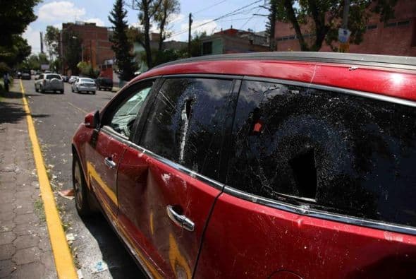 La protesta en México fue organizada por un frente en contra de los servicios de Uber y Cabify en México.