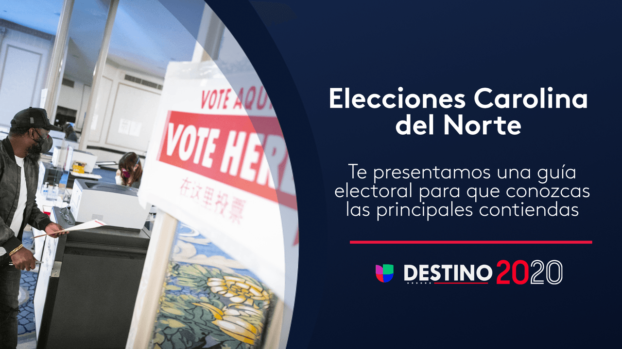Guía de votación: esto debes saber sobre las elecciones del 3 de noviembre en Carolina del Norte