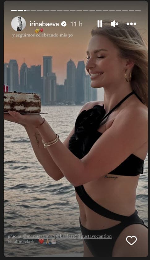 Baeva está en Qatar en donde realiza un trabajo previo para la cobertura de la Copa Mundial de Futbol. 
<br>