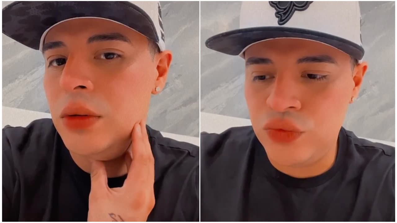 Eduin Caz alerta a sus fans al detectarse una "bola" que le salió cerca de la garganta
