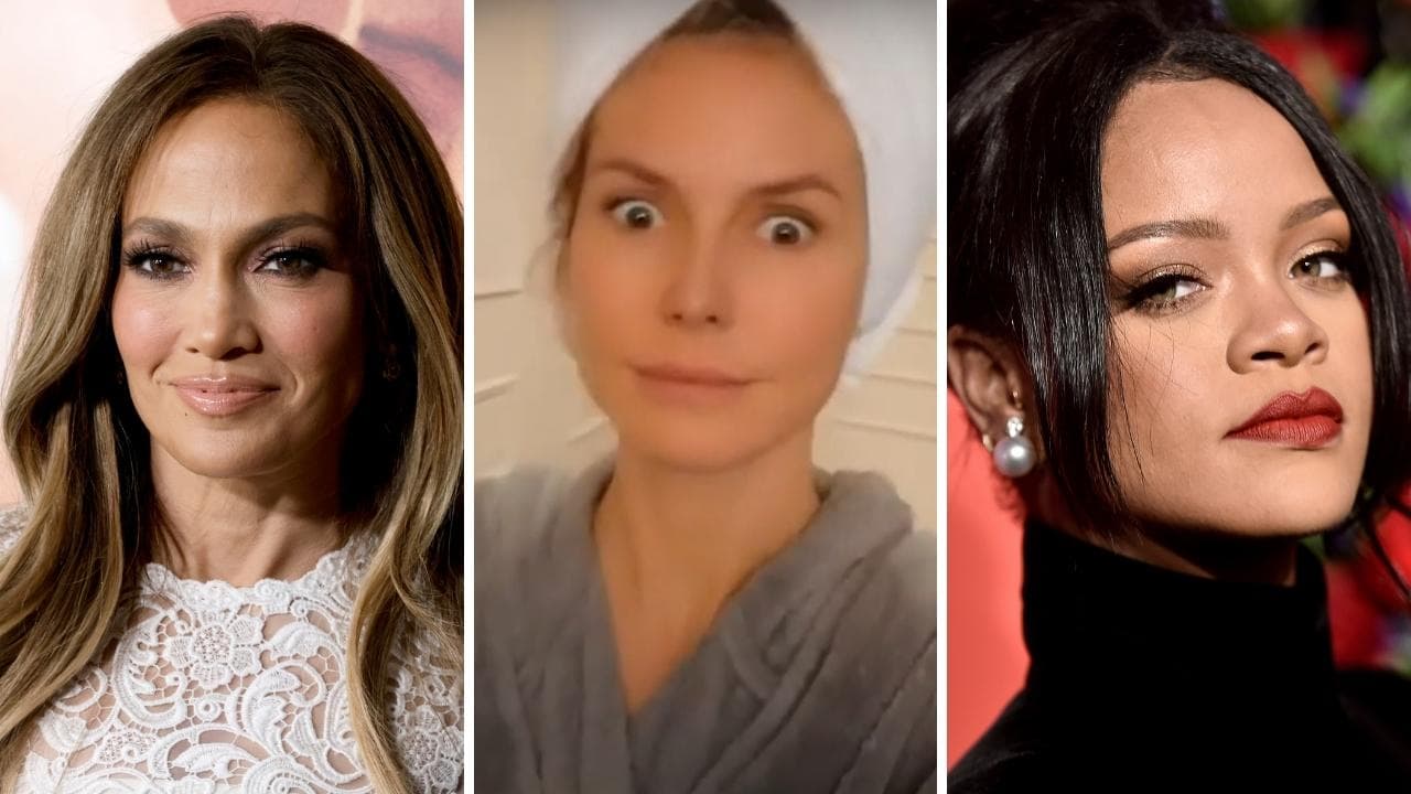 JLo, Rihanna y más famosas que nos dieron una lección al mostrarse sin maquillaje