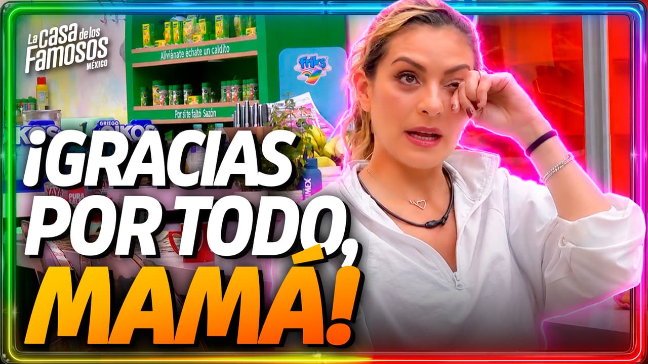 MARIANA AGRADECE A SU MAMÁ POR AYUDAR A CUMPLIR SUS SUEÑOS