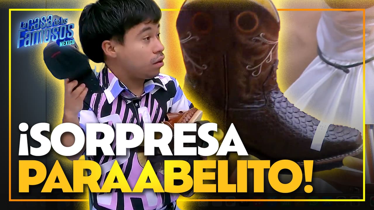 Abelito es sorprendido con tremendas prendas para la semana final