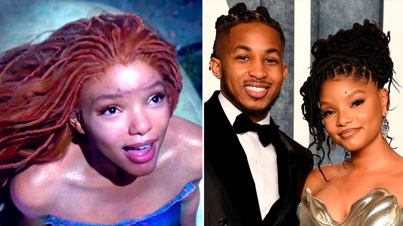 Halle Bailey vive un amor más bello que el de Ariel: enamoró a un cantante del que era fan