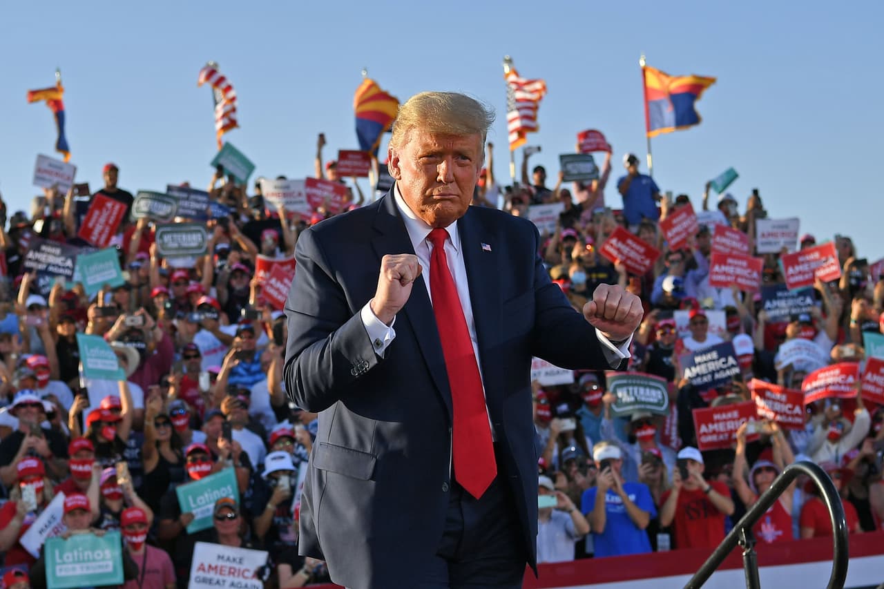 El miedo no anda en burro o la sexta visita de Donald Trump a Arizona