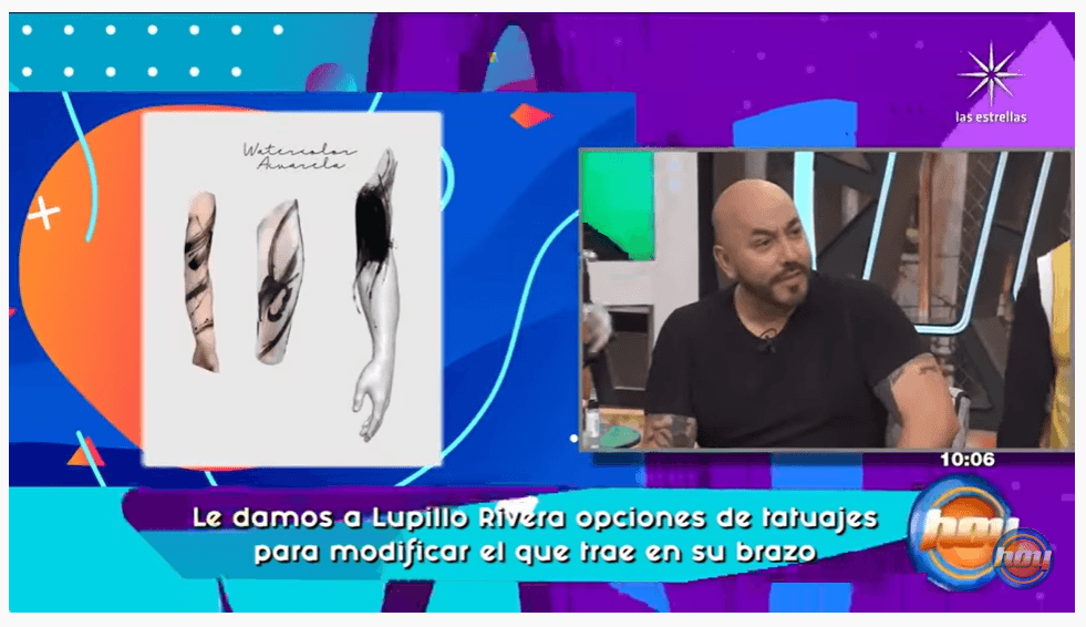 Mientras que este fue el tercero: "Es un poco más 
<b>abstracto</b>, tiene la mancha, pero son ideas como de brochazos, como para respetar la idea de la imagen de tu hijo".
<br>
