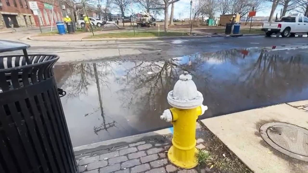 Video: calles cubiertas por el agua tras el paso de una tormenta invernal por el DMV