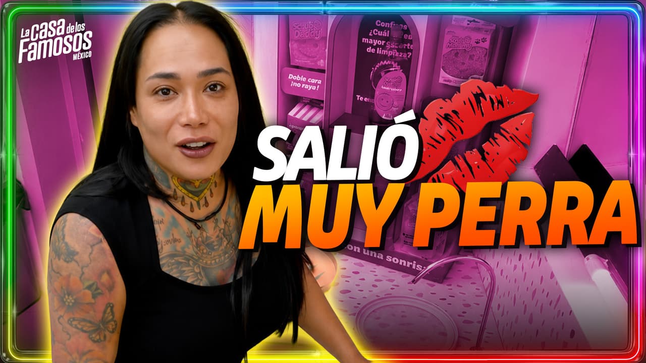 Karina echa chismecito y tira tremendos factos mientras lava los platos