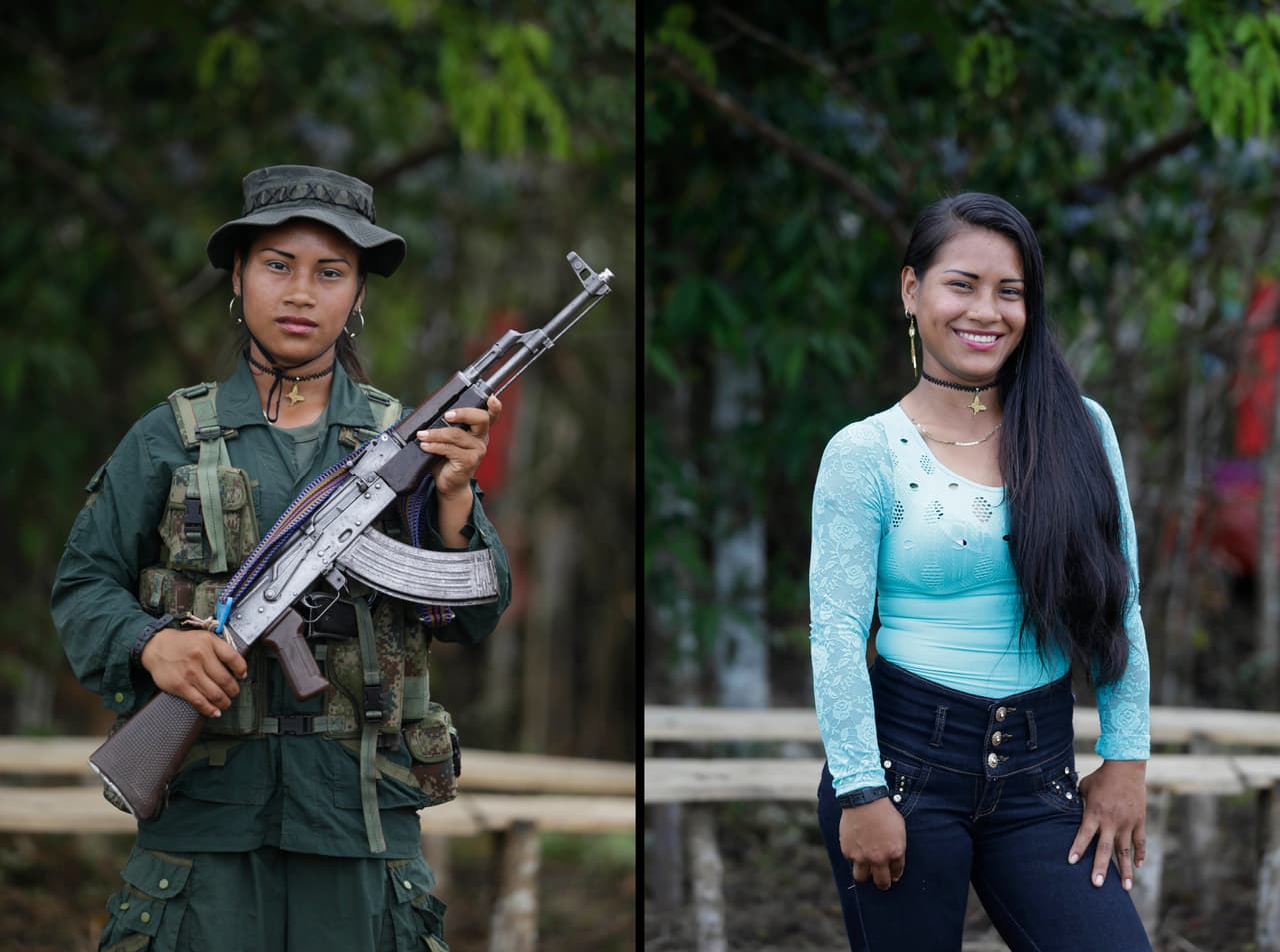 Carolina, 18 años. Espera que se concrete el acuerdo de paz con el gobierno colombiano para estudiar una ingeniería. Pasó tres años en el Frente 49 de las Farc.