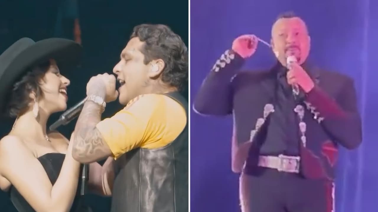 ¿Abuchean a Pepe Aguilar en pleno concierto por canción sobre Nodal y Ángela? Video causa polémica