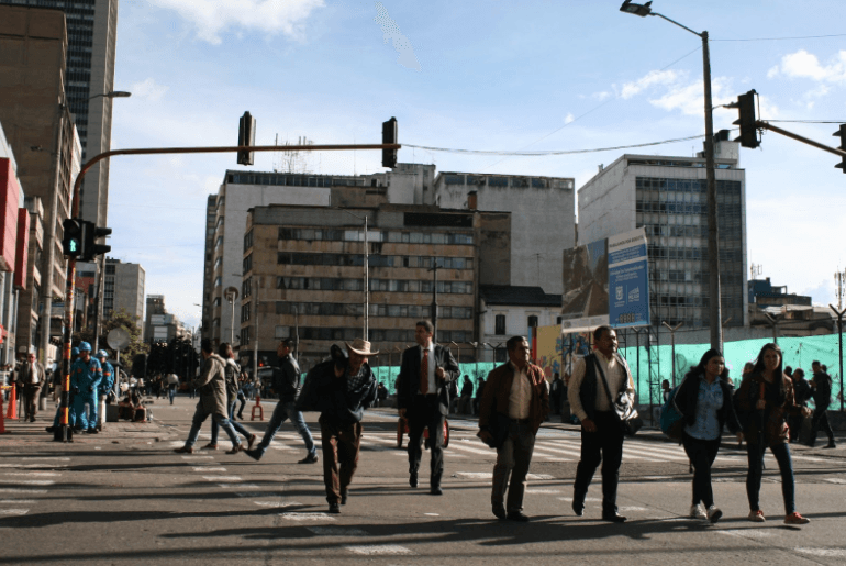Los contratiempos de la nueva gran avenida peatonal de Bogotá
