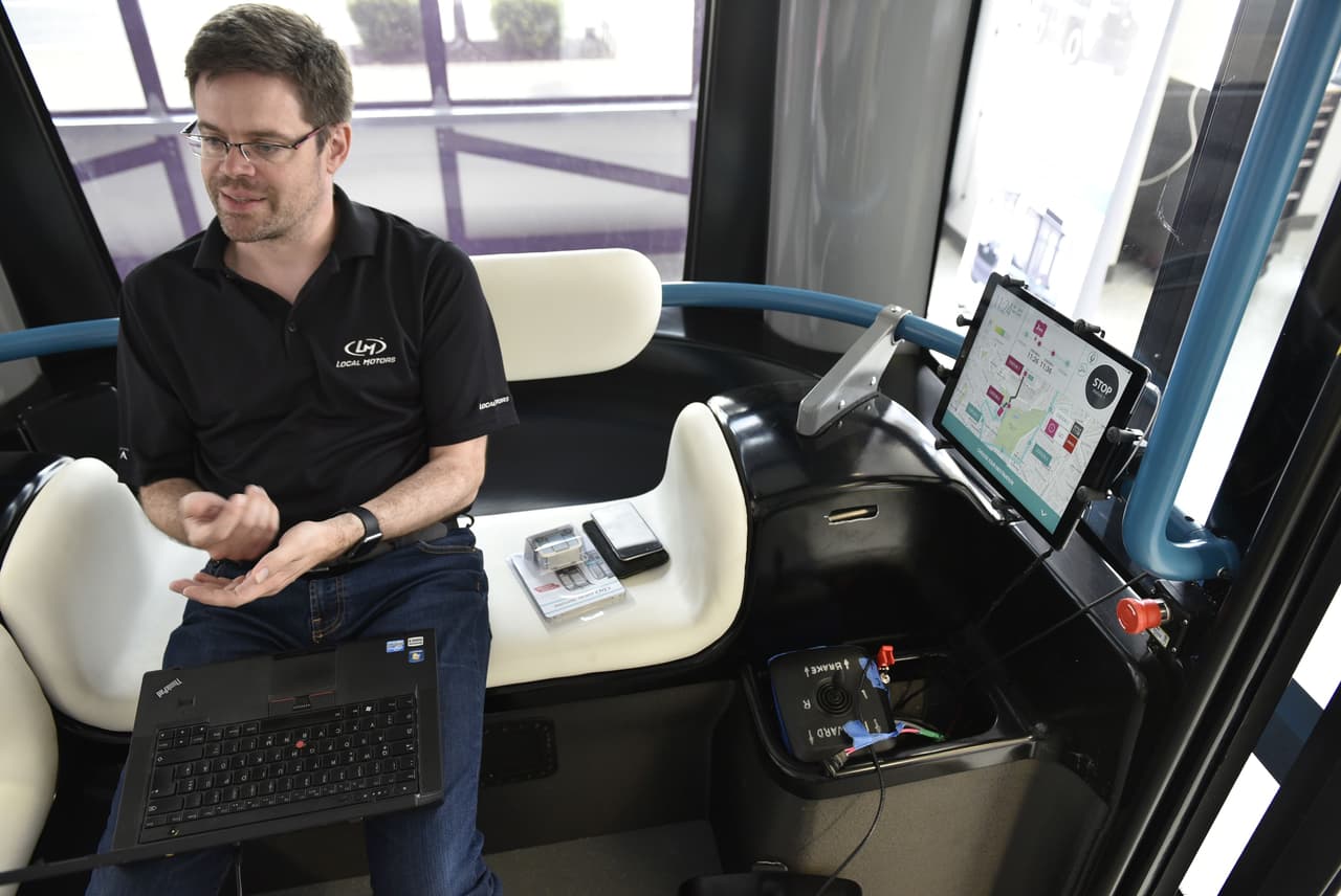 El Olli es un bus autónomo creado por Local Motors