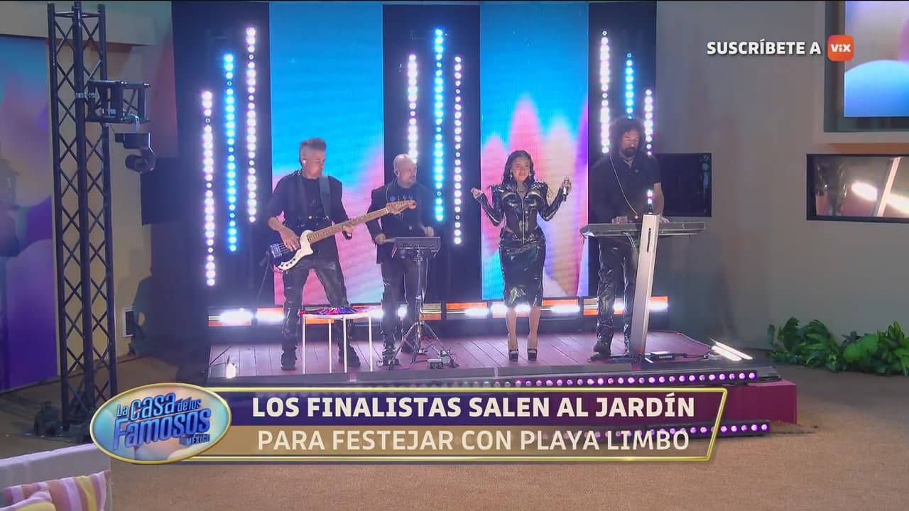 Playa Limbo pone a cantar y bailar a los finalistas de La Casa de Los Famosos México