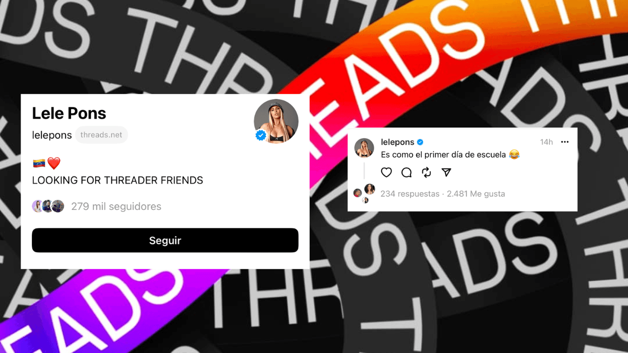 Si Guayanaa estaba, obviamente también 
<b>Lele Pons</b>. Y se sintió como nos sentimos muchos con el primer mensaje en Threads. ¿Te pasó igual?