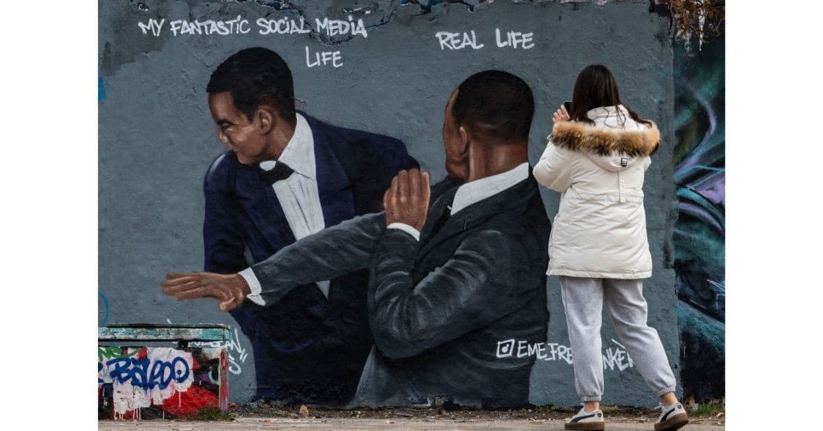 mural de Will Smith y Chris Rock