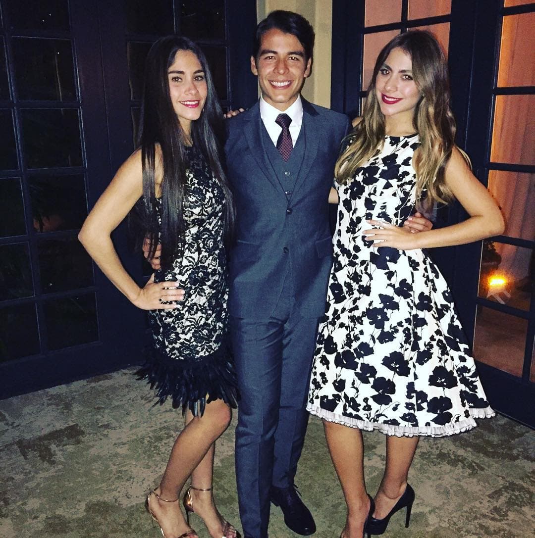 Manolo también gozó de la boda de su mamá.