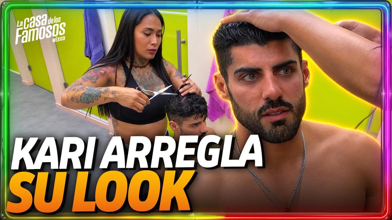 “TE LO TUSARON BIEN FEO”: Masad pasa a la estética de Karina para arreglarse su cabello