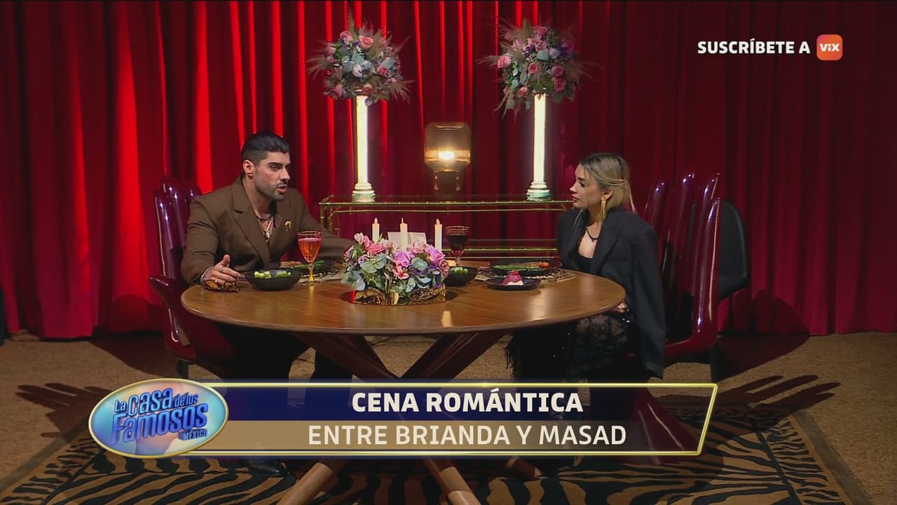 Wendy Guevara le saca toda la sopa a Masad en la cena romántica con Brianda y él confiesa: 'La quiero para todo'