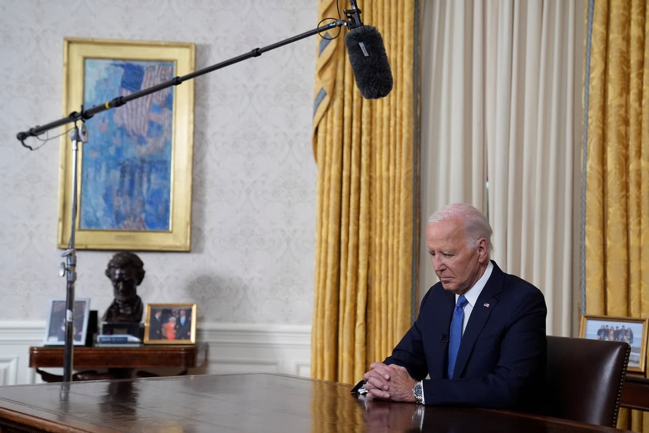 El 
<a href="https://www.univision.com/noticias/elecciones-en-estados-unidos-2024/biden-explica-razones-renuncia-releeccion">24 de julio de 2024, el día que el presidente Biden dio un discurso a la nación,</a> desde la Oficina Oval, para explicar su decisión de salir de la carrera por la reelección.