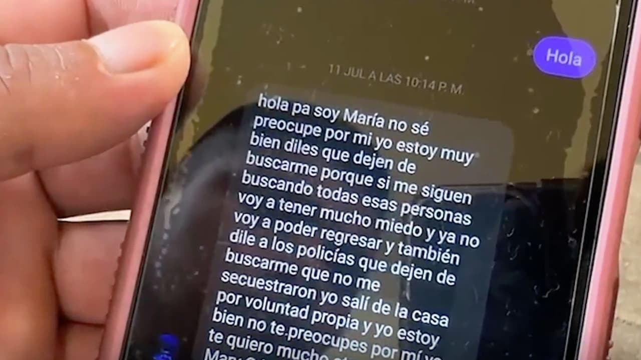 Este fue el mensaje que recibió Andrés Gómez desde un perfil nuevo.