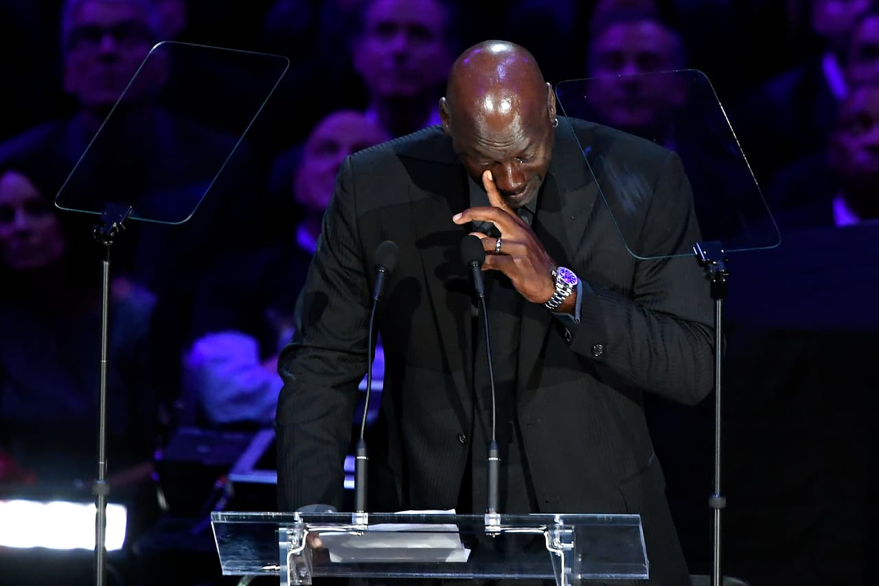 “Cuando Kobe Bryant murió, una parte de mí murió", agregó Jordan en su intervención.
