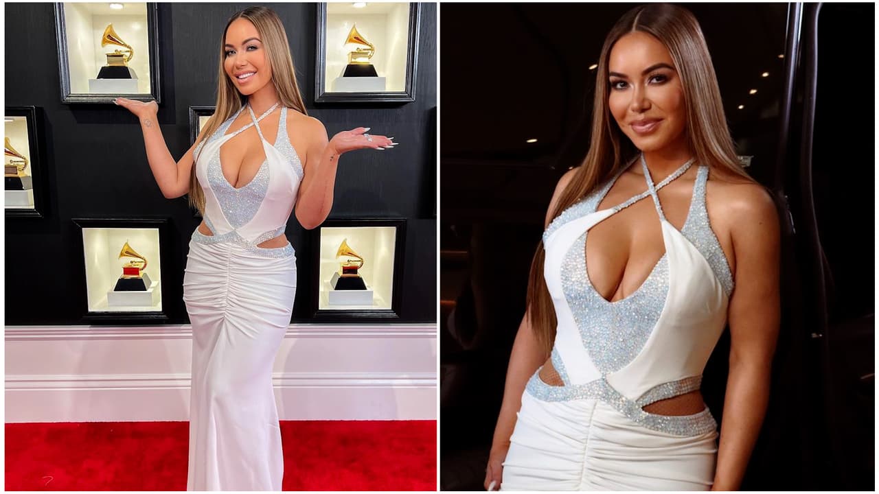 Chiquis presume como nunca su esbelta figura con un ajustado 'outfit' en los GRAMMY 2023