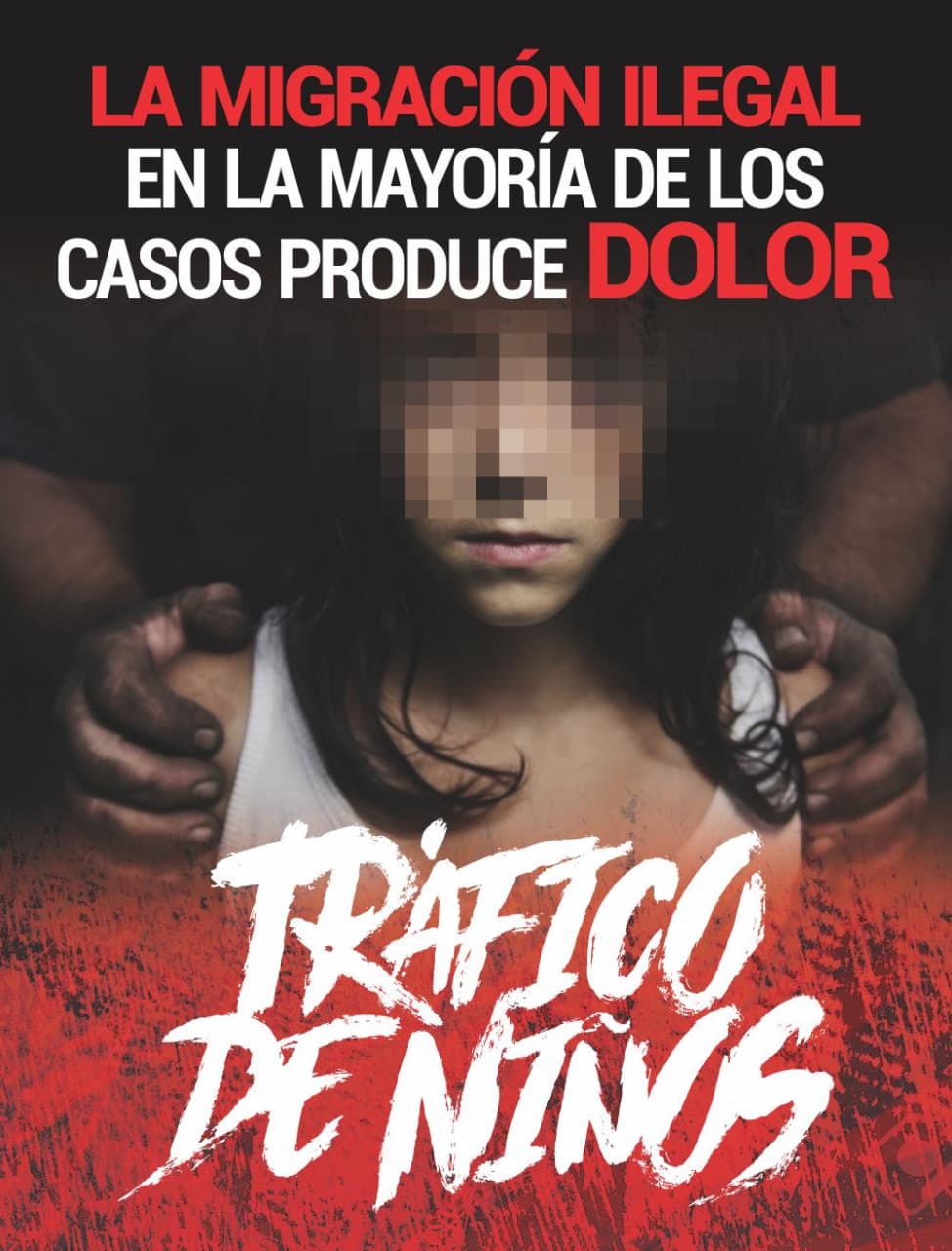 Entre los mensajes del gobierno hondureño para frenar la migración ilegal, hay una campaña centrada en informar sobre en el abuso sexual y la trata de personas.