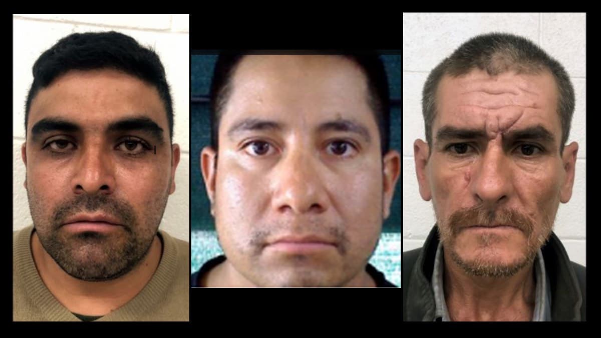 Estos tres individuos fueron detenidos en la frontera de Arizona cuando intentaban reingresar a EEUU luego de haber cumplido condenas por delitos previo y ser deportados a su país.