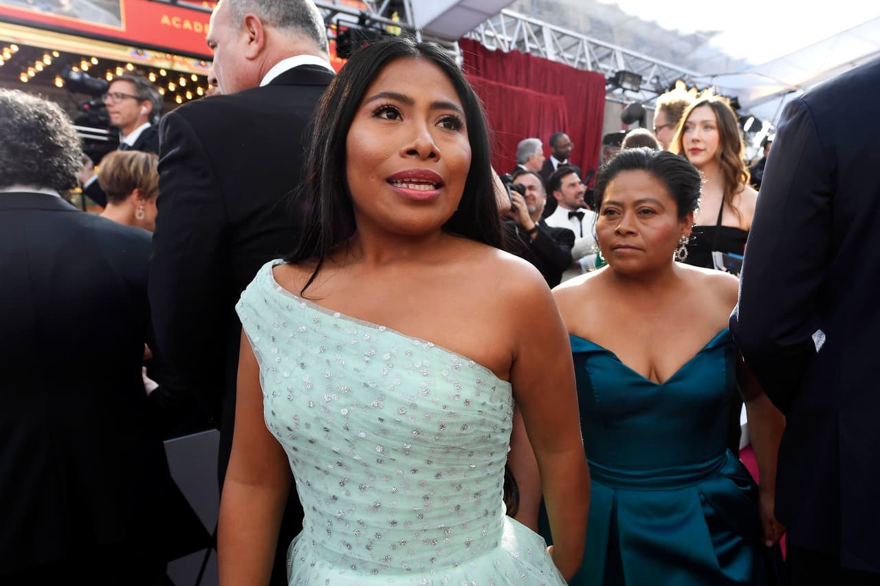 Yalitza ya había comentado que su invitada a la alfombra sería su mamá, quien trabajó como empleada doméstica durante su infancia.