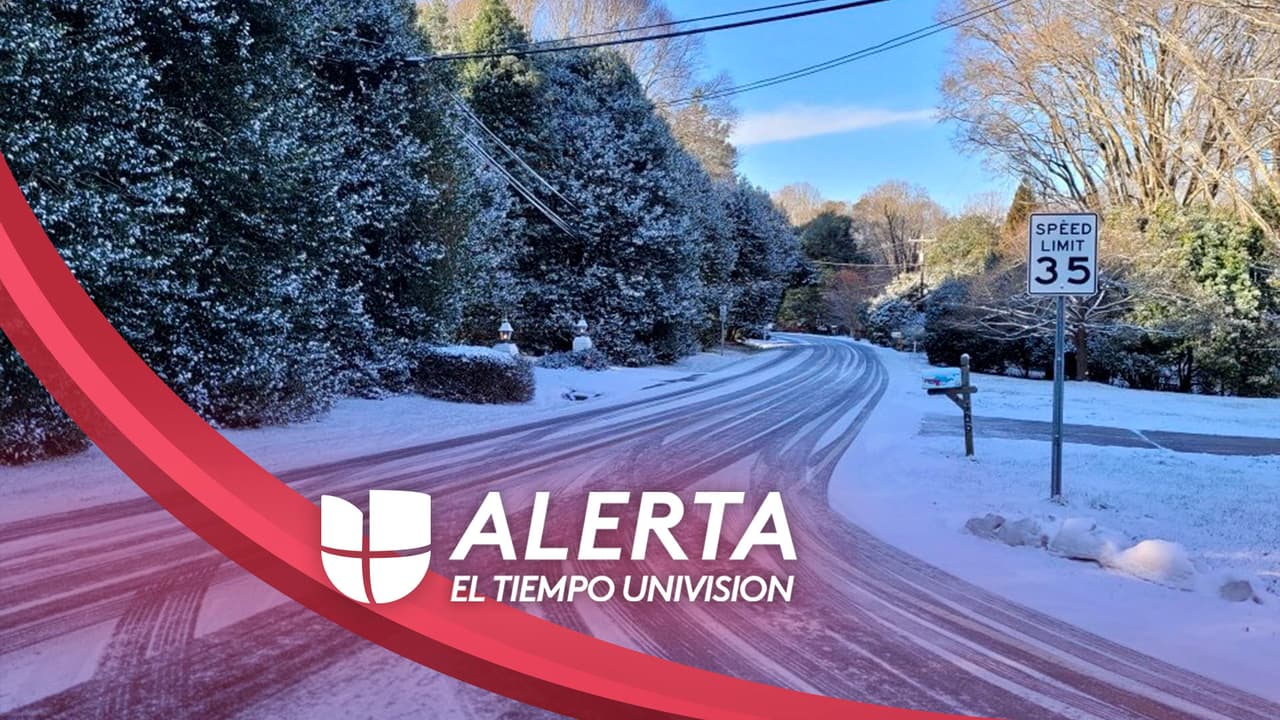 Ligera capa de nieve cubre el área central de Carolina del Norte: sensación térmica estará en los 15 °F